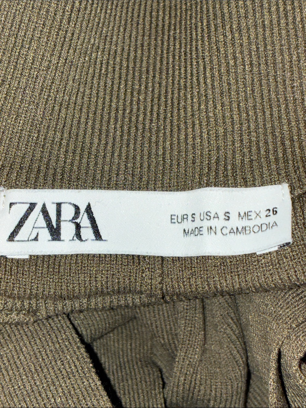 NWOT Zara High-Waisted Trousers with Belt. Size S. - Picture 7 of 9